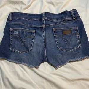 Volcom Dark Blue Jean Shorts